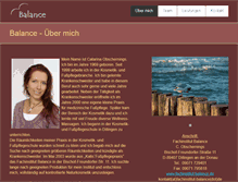 Tablet Screenshot of fachinstitut-balance.de